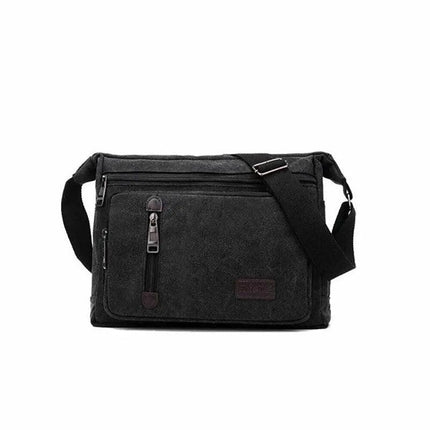Retro Men's Canvas Shoulder Messenger Bag Crossbody Satchel Travel Man's Bags AU - Aimall