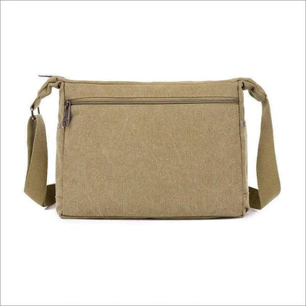 Retro Men's Canvas Shoulder Messenger Bag Crossbody Satchel Travel Man's Bags AU - Aimall