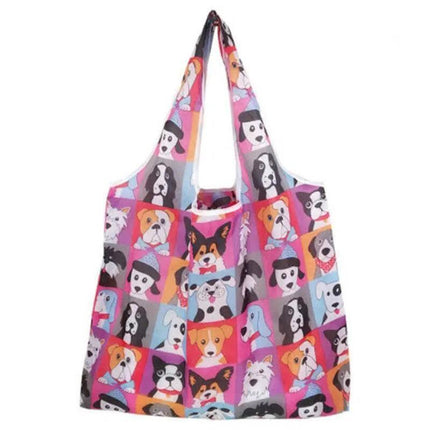 Reusable Foldable Waterproof Shopping Bags Carry bag Grocery big 39cm x 46cm AU - Aimall