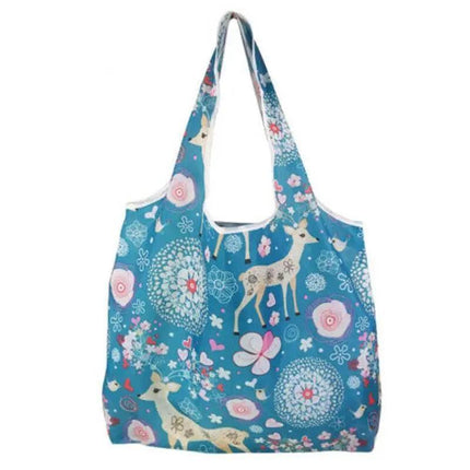 Reusable Foldable Waterproof Shopping Bags Carry bag Grocery big 39cm x 46cm AU - Aimall