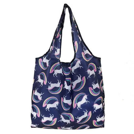 Reusable Foldable Waterproof Shopping Bags Carry bag Grocery big 39cm x 46cm AU - Aimall
