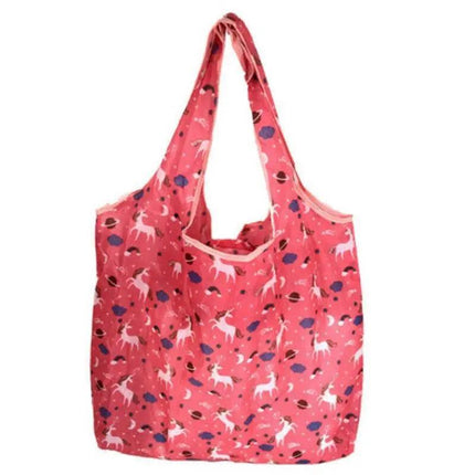Reusable Foldable Waterproof Shopping Bags Carry bag Grocery big 39cm x 46cm AU - Aimall