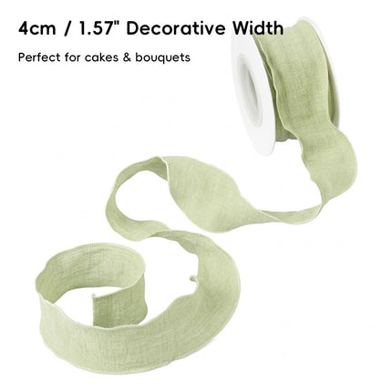 Scalloped Edge Ribbon Set 10 Rolls Bouquet Gift Wrap Craft Decoration Bows