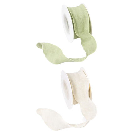 Scalloped Edge Ribbon Set 10 Rolls Bouquet Gift Wrap Craft Decoration Bows
