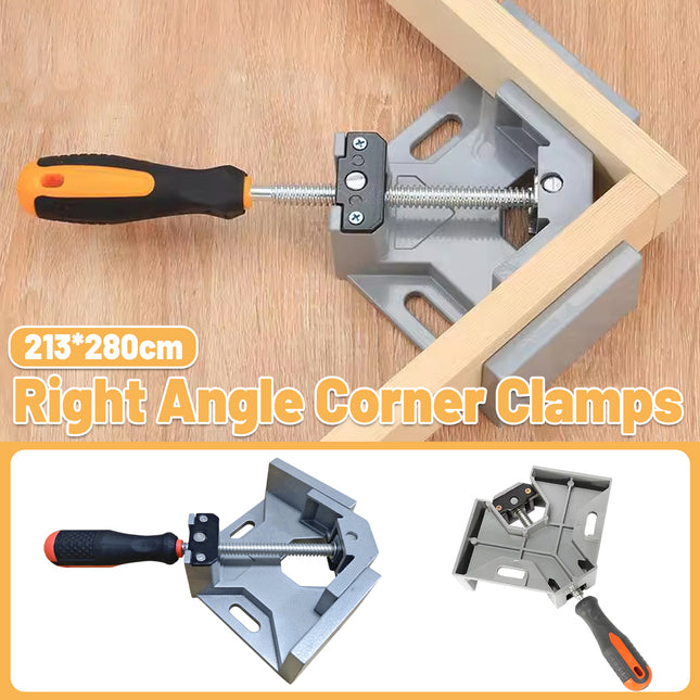 Right Angle Clamp Single Handle 90 Degree Woodworking Drill Guide Corner Tool
