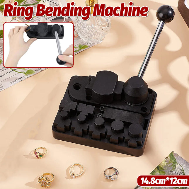 Ring Bending Tool for Jewelry Making Ring Shaper Bender Machine with Dies