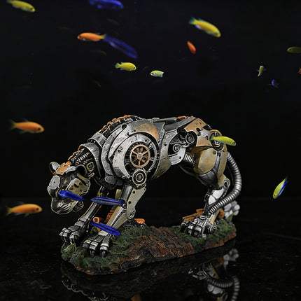 Aquarium Ornaments Decor Resin Robotic Landscaping Theme Fish Tank Decoration