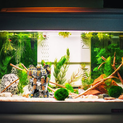 Aquarium Ornaments Decor Resin Robotic Landscaping Theme Fish Tank Decoration