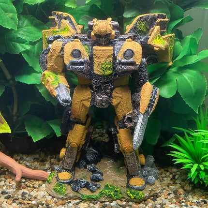 Aquarium Ornaments Decor Resin Robotic Landscaping Theme Fish Tank Decoration