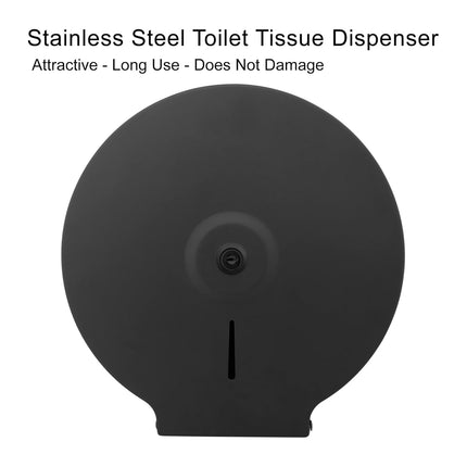 Stainless Steel Roll Paper Box Toilet Paper Hand Tissue Box for Hotel Restroom