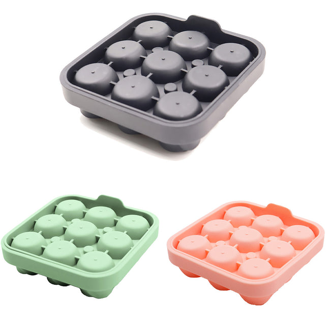 Rose Silicone Ice Ball Mould Box Ice Compartment Tray For Home Bar Drink Making