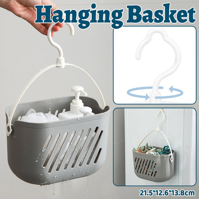 Bathroom Hanging Basket Suspended Sink Storage Shower Gel Storage Bathing Basket