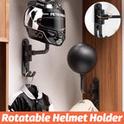 Motorcycle Bicycle Helmet Rack Holder Hat Display Stand Wall Mount Hook Hanger