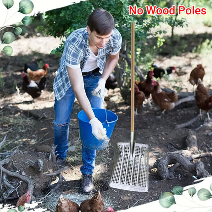 Hollow Thickened Peanut Leaky Shovel Agricultural Manganese Steel Corn Shovel