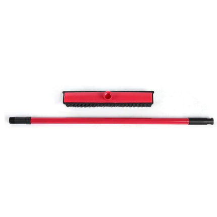 Rubber Broom Non Slip Handle Efficiently Cleans Floors Sofa Pet Fur Lint Dust