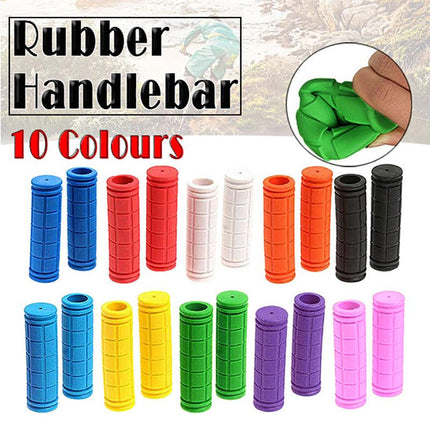 Rubber Grips For Bmx Mtb Cycle Road Mountain Bike Scooter Bicycle Handle Bar - Aimall