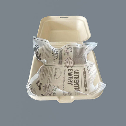 50PCS Food Grade Oil Proof Hamburger Sandwich Wrapping Paper Fast Food Snack Use