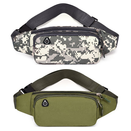 Bum Waist Bag Handy Belt Climbing Hiking Fanny Pack Zip Sport Pouch Large Unisex