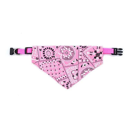 S/M/L Adjustable Pet Dog Bandana Collar Triangle Scarf For Puppy Cat Neckerchief - Aimall