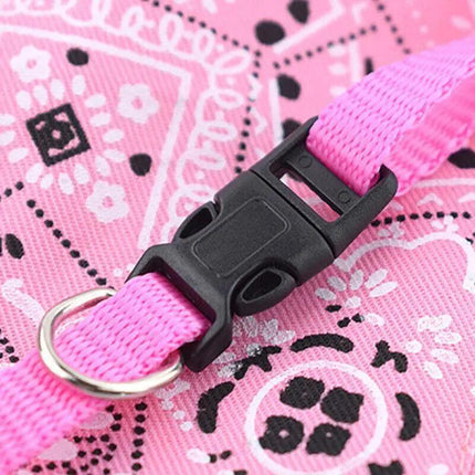 S/M/L Adjustable Pet Dog Bandana Collar Triangle Scarf For Puppy Cat Neckerchief - Aimall