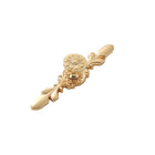 European Gold Cabinet Handle High End Luxury Copper Pull for Wardrobe Drawer Door