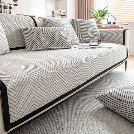 Sofa Cover Soft Comfortable Durable Anti-Slip for Home Living Room Couch Use