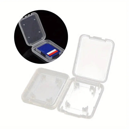 20PCS Plastic SD Card Storage Case Dustproof Design for Memory Card Organizing