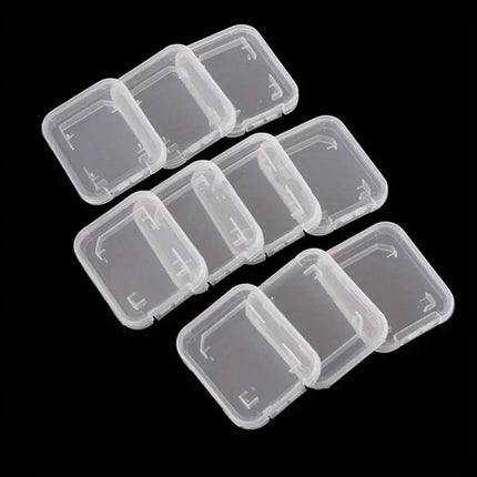 20PCS Plastic SD Card Storage Case Dustproof Design for Memory Card Organizing
