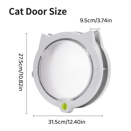 Cat Ear Pet Door for Cats and Dogs Easy In and Out Access Durable Pet Supplies