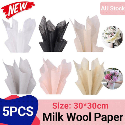 5Packs 6 Colours Tissue Gift Wrapping Paper 29Cm X 29Cm Packaging