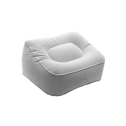 Travel Inflatable Foot Rest Air Pillow Cushion Office Home Leg Footrest Relax - Aimall