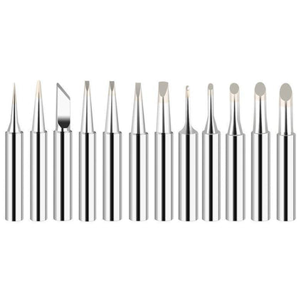 12pcs/set 900M-T Soldering Solder Iron Tips Bit For Hakko Welding Station Tools