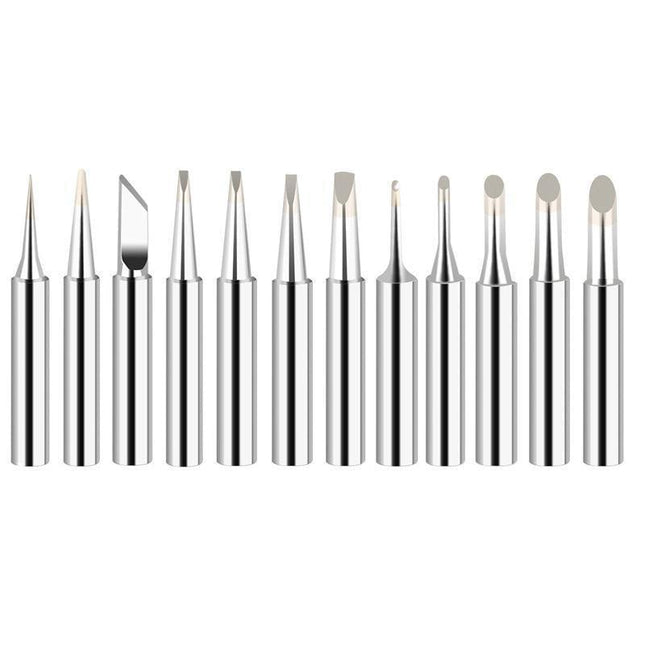 12pcs/set 900M-T Soldering Solder Iron Tips Bit For Hakko Welding Station Tools
