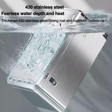 Stainless Steel Toolbox Portable Toolbox Storage Box Hand Tools for Organizer