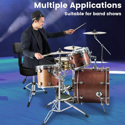 Adjustable Saddle Drum Seat for Drummers Home Studio Stage Comfortable Use