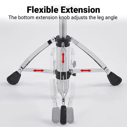 Adjustable Saddle Drum Seat for Drummers Home Studio Stage Comfortable Use