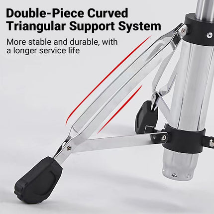 Adjustable Saddle Drum Seat for Drummers Home Studio Stage Comfortable Use