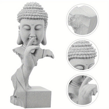 Chinese Garden Buddha Ornament Fish Tank Decoration Resin Statue Landscaping