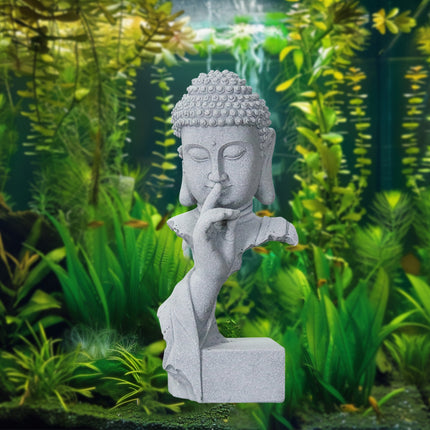 Chinese Garden Buddha Ornament Fish Tank Decoration Resin Statue Landscaping