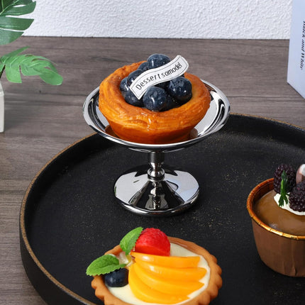 304 Stainless Steel Goblet Hotel Restaurant Ice Cream Cup Bar Dessert Fruit