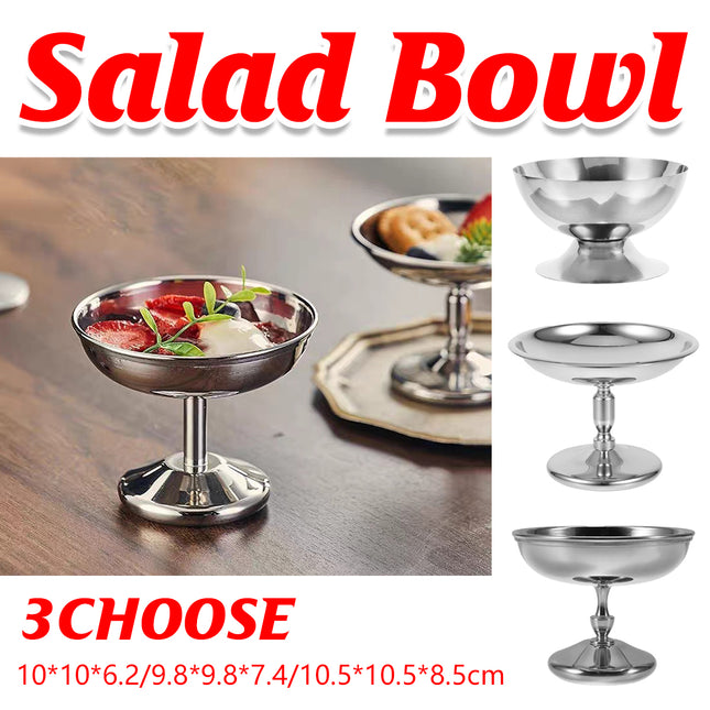 304 Stainless Steel Goblet Hotel Restaurant Ice Cream Cup Bar Dessert Fruit