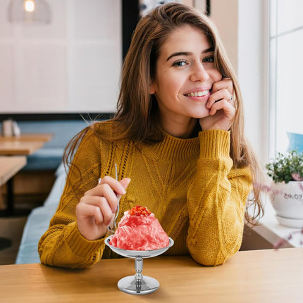 304 Stainless Steel Goblet Hotel Restaurant Ice Cream Cup Bar Dessert Fruit