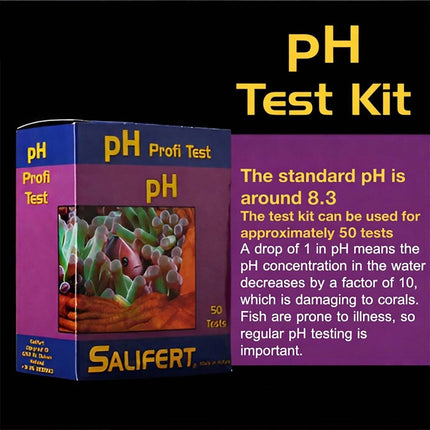 Salifert pH Profi Test Kit Marine Aquarium 50 Tests