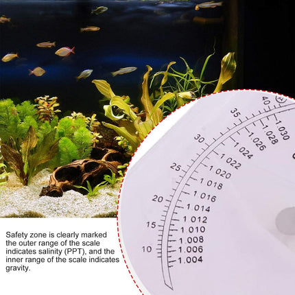 Seafood Fish Tank Seawater Hydrometer Salinometer Salinity Tester for Aquarium