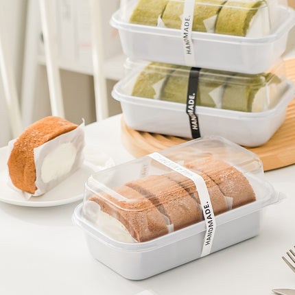 100PCS Clear Sandwich Bento Box Food-Grade Storage Container Meal Prep Use