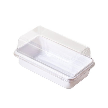 100PCS Clear Sandwich Bento Box Food-Grade Storage Container Meal Prep Use