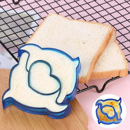 Sandwich Mould Food Biscuit Bread Cutter Cookies Cake DIY Lunch Toast Kids AU - Aimall