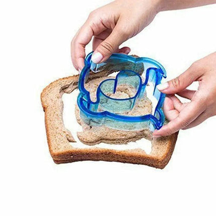 Sandwich Mould Food Biscuit Bread Cutter Cookies Cake DIY Lunch Toast Kids AU - Aimall