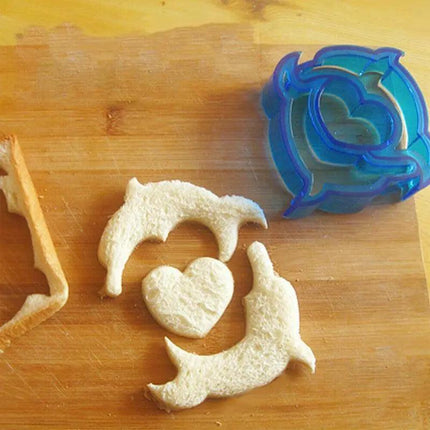 Sandwich Mould Food Biscuit Bread Cutter Cookies Cake DIY Lunch Toast Kids AU - Aimall