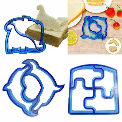 Sandwich Mould Food Biscuit Bread Cutter Cookies Cake DIY Lunch Toast Kids AU - Aimall